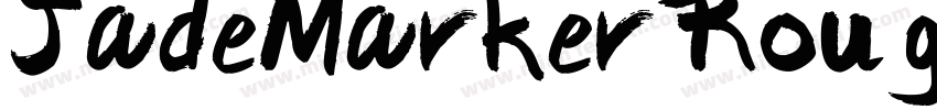 JadeMarkerRough Regular字体转换